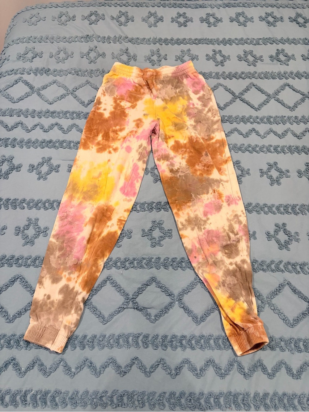 wild fable Tie-Dye Joggers in Pink, Yellow & Brown